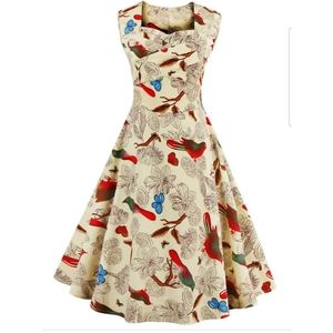 Vintage pinup style dress sweetheart neckline